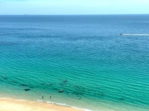 O som das ondas - vista soberba de mar