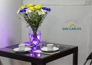 San Carlos Apartaestudio céntrico con cocina en Choachí