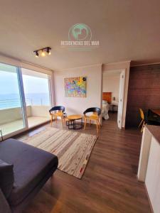 Departamento con Hermosa Vista Al Mar En Concon