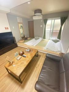 Sun生A号棟102室 直达关西机场 电梯公寓 采光良好 仅2站到难波 直达梅田心斋桥天王寺 附带私人厨房