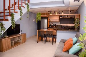 Casa com vista para o mar e piscina em Milagres