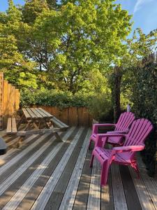 Appartements Gite au Manoir des Sens avec bain nordique jacuzzi : photos des chambres