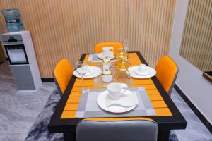 classy executive two bedroom apartment with fully equipped gym ample parking space swimming pool children playing ground and amazing scenic views