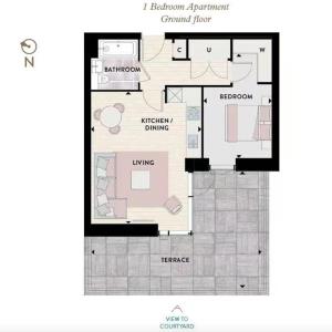 Spacious 1-bed apartment near Finsbury Park