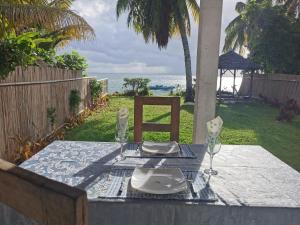 Blue Lagoon villa en bord de plage