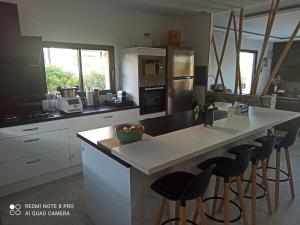 Maisons de vacances Agreable villa familiale avec piscine : photos des chambres