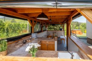 Orlická přehrada Wellness Chata Hřebeny