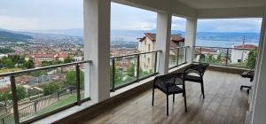 Luxury villa with sea and forest view