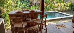 Nice villa private pool views work table yoga