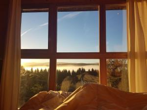 Maisons de vacances Ecolodge contemporain nature et vue : photos des chambres