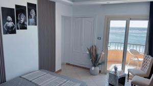 Apartment in Sidi Bishr with a full sea view