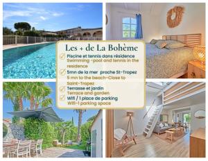 La Bohème-Close to St-Tropez Swimming pool -Tennis
