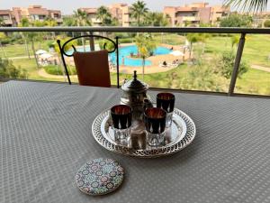 Marrakech 3 ch piscine et déco artisanale parfait business et famille