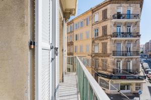 Appartement lumineux au cœur de Marseille avec balcon privé