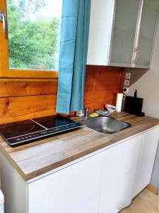 Chalets Studio eco-construit - climatisation & parking : photos des chambres