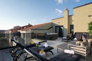 Luxury rooftop duplex apartment