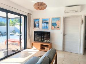 Villas Villa Posidonie, 5 pers, clim et piscine chauffee : photos des chambres