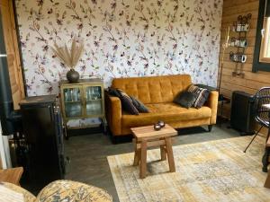 Landelijk gelegen houten huisje