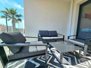 T3 cosy 200m de la plage, terrasse, parking