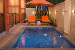 Murna Villa 2, a modern Balinese wooden house with 360 GWK view