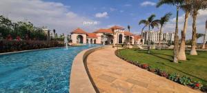 Apartment 160 m for rent, CELIA Compound TMG, direct on the green river, New Administration Capital