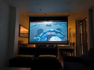 Appartement spacieux, parking, climatisation, rétroprojecteur