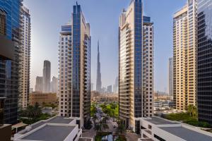 Cozy Studio with Burj Khalifa Views