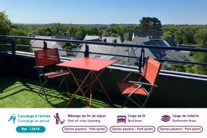 Appartements Appartement pour 4 avec grand balcon : photos des chambres