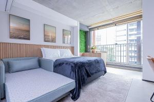Studio 816 Jardins c Sofá Cama - Luxo