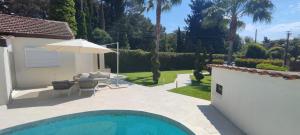 Villa de rêve à Mougins - piscine privée, palmiers & ambiance resort