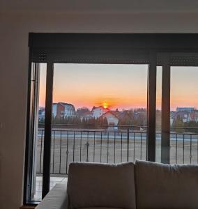 Airport sunset apartment