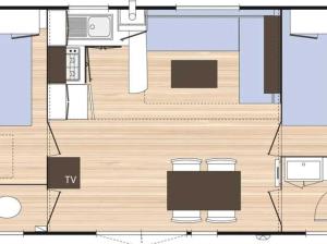 Campings Camping 4 etoiles - Piscine - efceih : Mobile Home 5