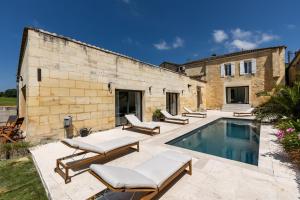 Villas La Girondine - Piscine, billard, vigne et estuaire : photos des chambres