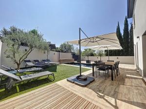 Maisons de vacances Chez NELL gite, piscine chauffee au pied du Ventoux : photos des chambres