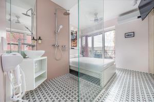 PARYŽIUS PALANGOJE dvivietis kambarys centre