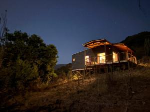 cabaña con tinaja en viña narbona wines