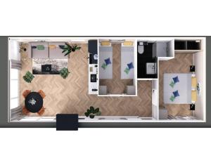 Detached chalet for four guests