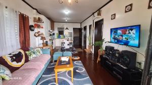 Island samal overlooking view house with swimming pools