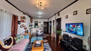 Island samal overlooking view house with swimming pools