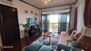 Island samal overlooking view house with swimming pools