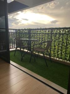 Elegant cozy two bedroom apartment with swimming pool well equipped gym ample parking space, children playing ground and amazing city views