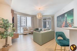 Vogue Vacation Homes, Marina Torch Tower near JBR Beach and Dubai Marina Mall, Two Bedroom Apartment with Balcony and City Skyline View, Access toAmenities