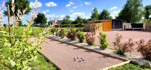 Sejours a la campagne La Luna - Tiny House Spa - Romantique & Nature : Chambre Double avec Terrasse