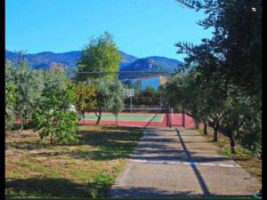 Villa Hellas optimal für Tennisliebhaber und Meergenießer