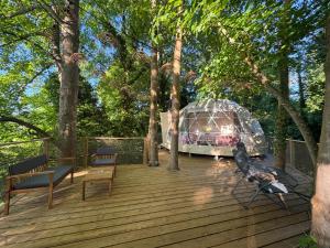 Tentes de luxe Bulle au Fil de l-eau : photos des chambres