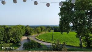 Maison en pierre vue panoramique