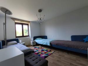 Maison en pierre vue panoramique