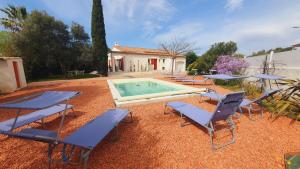Villas Villa Carole 15min des plages - Piscine Wi-Fi Clim - ROSSIconciergerie - Linge inclus : photos des chambres