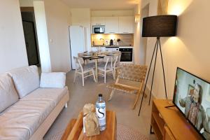 Appartements T3 Cabine, vue mer, piscine chauffee, plage : photos des chambres