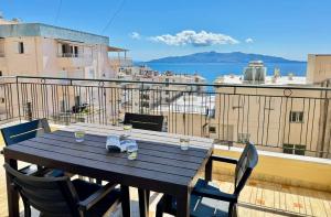 Colorful sea view apartment